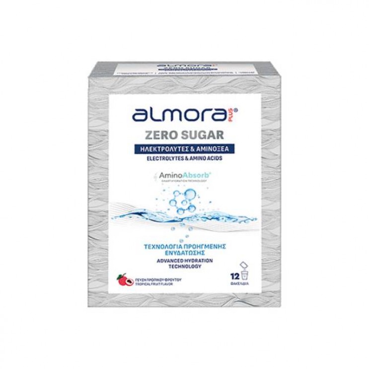 Elpen Almora Plus Zero Sugar 12 sachets | Συμπλήρωμα Διατροφής με Ηλεκτρολύτες & Αμινοξέα