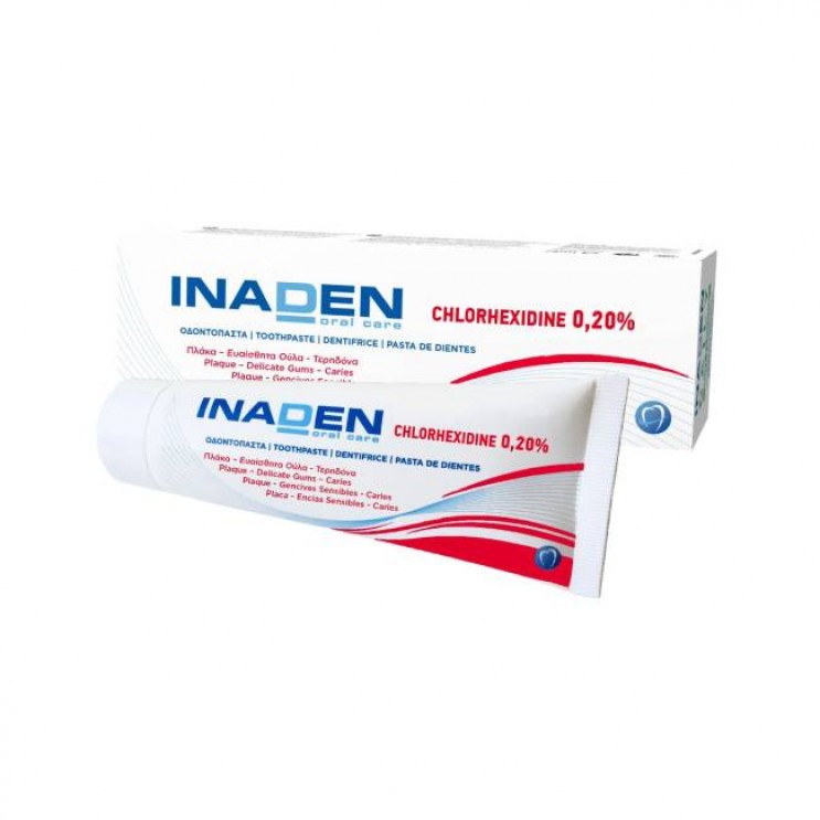 Inaden Chlorhexidine 0.20% Toothpaste 75ml | Οδοντόκρεμα με Χλωρεξιδίνη