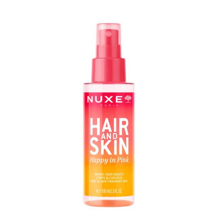 Nuxe Hair & Skin Mist Happy in Pink 100ml | Αρωματικό Λουλουδάτο Mist για Μαλλιά και Σώμα 