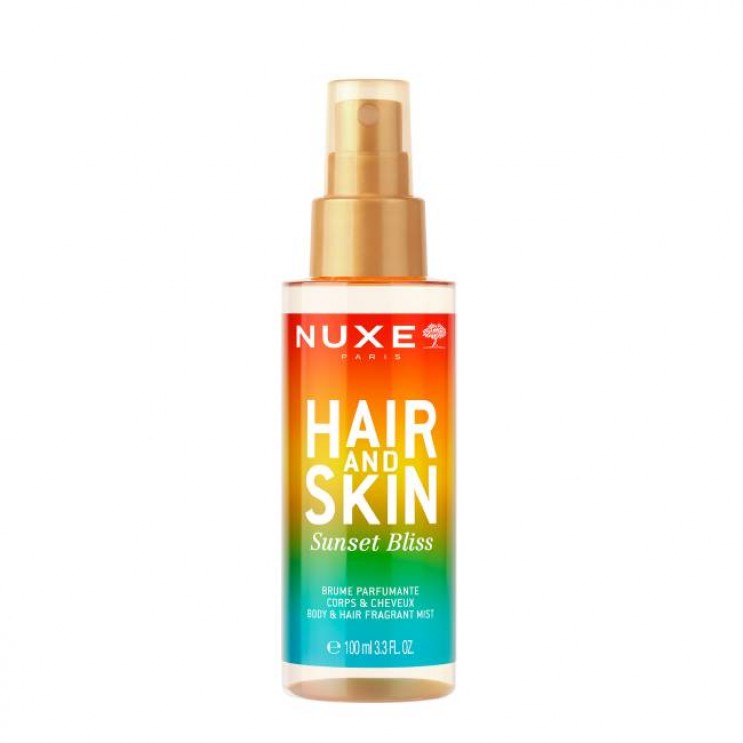 Nuxe Hair & Skin Mist Sunset Bliss 100ml | Αρωματικό Καλοκαιρινό , Θεϊκό Mist για Μαλλιά και Σώμα 