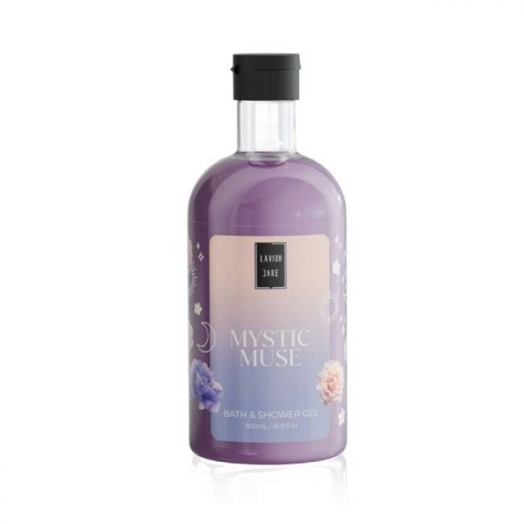 Lavish Care Mystic Muse Bath & Shower Gel 500ml | Αφρόλουτρο με Φρέσκο και Κομψό Άρωμα