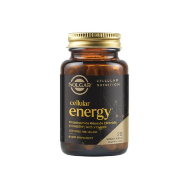 Solgar Cellular Energy 28caps | Συμπλήρωμα Διατροφής με Niagen (Νικοτιναμιδική Ριβοζίδη), Βιταμίνες του Συμπλέγματος Β & Βιταμίνη C