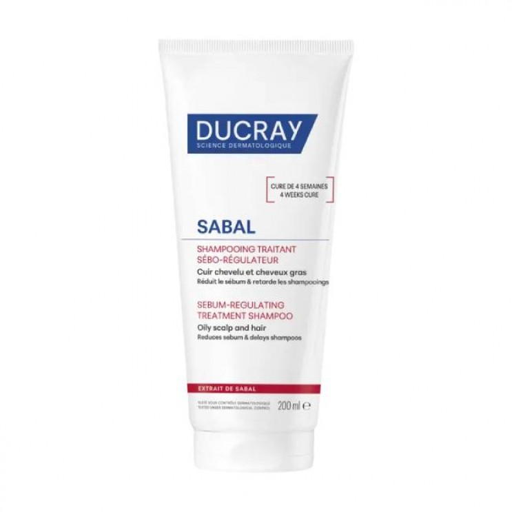 Ducray Sabal Treatment Shampoo 200ml | Σαμπουάν Αγωγής για Λιπαρά Μαλλιά