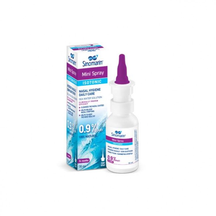 Sinomarin Mini Spray Isotonic 30ml | Ισοτονικό Ρινικό Σπρέι Κανονικής Εκτόξευσης