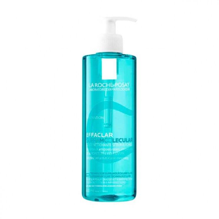 La Roche Posay Effaclar Supramolecular Gel 400ml | Τζελ Καθαρισμού Σμήγματος & Πόρων κατά της Γυαλάδας, κατά των Ορατών Πόρων και κατά των Ρύπων