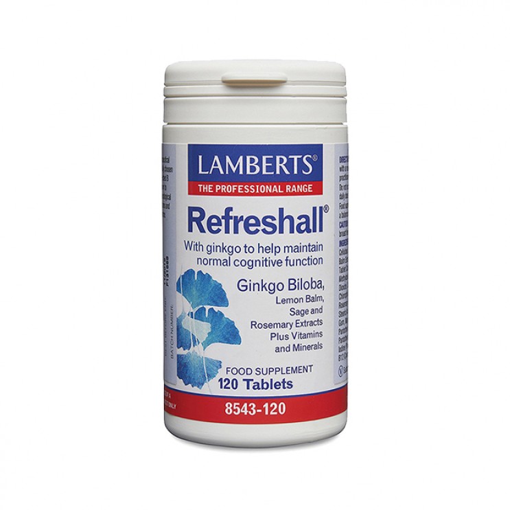 Lamberts Refreshall 120tabs | Συμπλήρωμα Διατροφής με GBE για την Καλή Λειτουργία της Μνήμης ΦΥΤΙΚΑ & ΒΟΤΑΝΑ