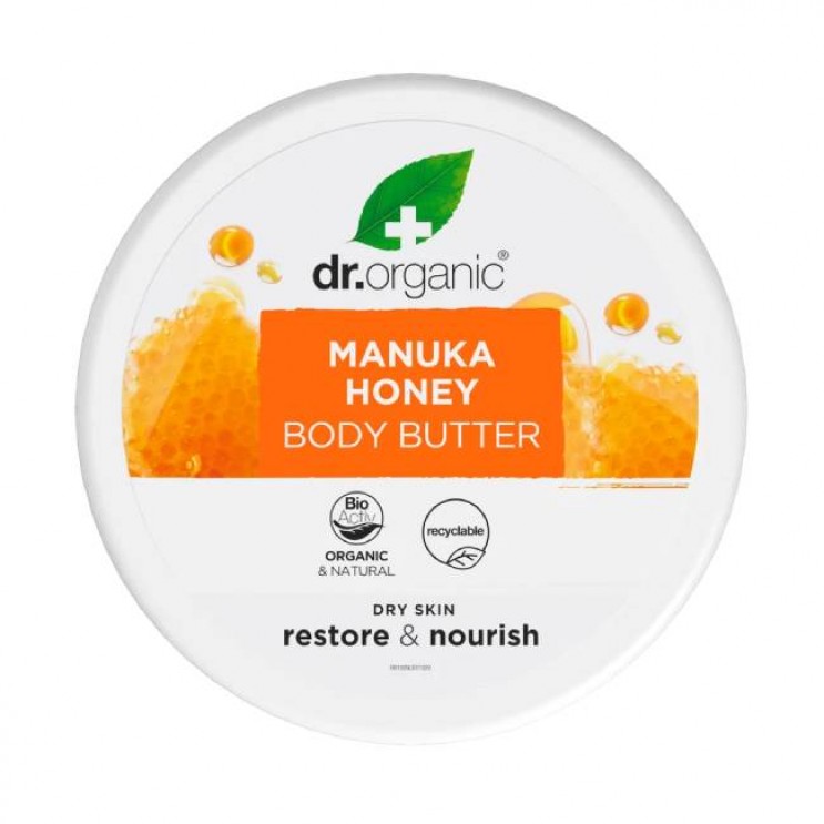 Dr.Organic Manuka Honey Body Butter 200ml | Ενυδατικό Σώματος με Βιολογικό Μέλι Μανούκα 