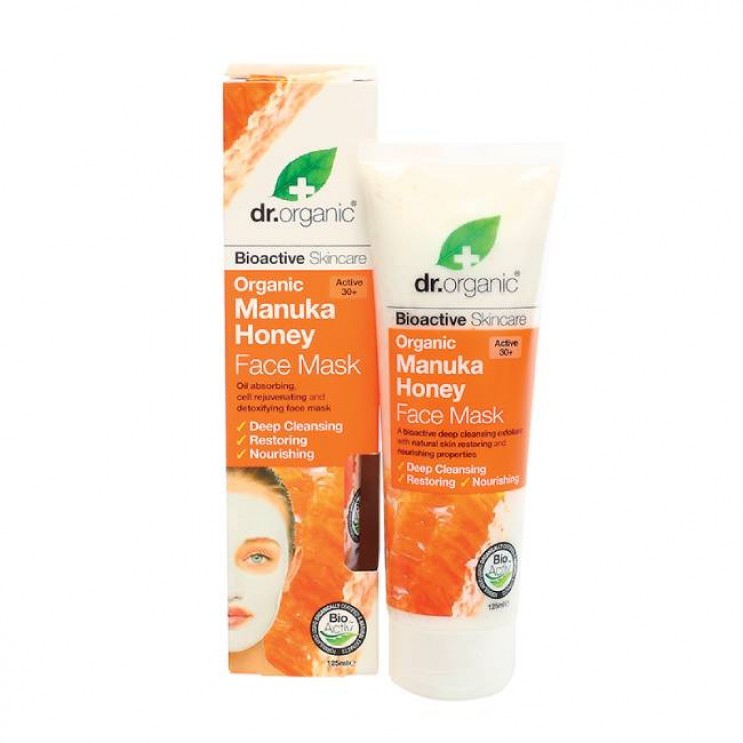 Dr. Organic Manuka Honey Face Mask 125ml | Μάσκα Προσώπου με Βιολογικό Μέλι Μανούκα  ΦΡΟΝΤΙΔΑ ΠΡΟΣΩΠΟΥ