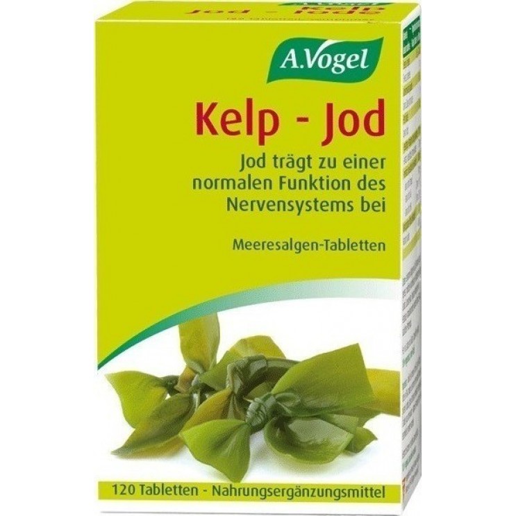 A.Vogel Kelp 120tabs |Ταμπλέτες από θαλάσσια φύκη για την Υποστήριξη του Θυρεοειδούς Άυξηση Μεταβολισμού