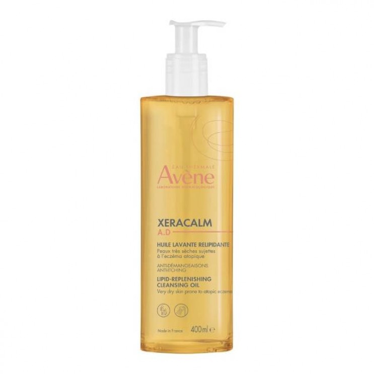Avène Xeracalm A.D. Huile Lavante Relipidante 400ml | Λάδι Καθαρισμού για Αναπλήρωση των Λιπιδίων  ΦΡΟΝΤΙΔΑ ΠΡΟΣΩΠΟΥ