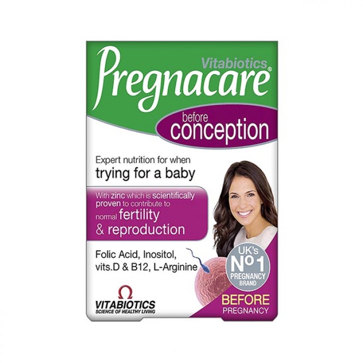 Vitabiotics Pregnacare Conception 30Tabs | Συμπλήρωμα για Γυναίκες που Επιθυμούν να Συλλάβουν 