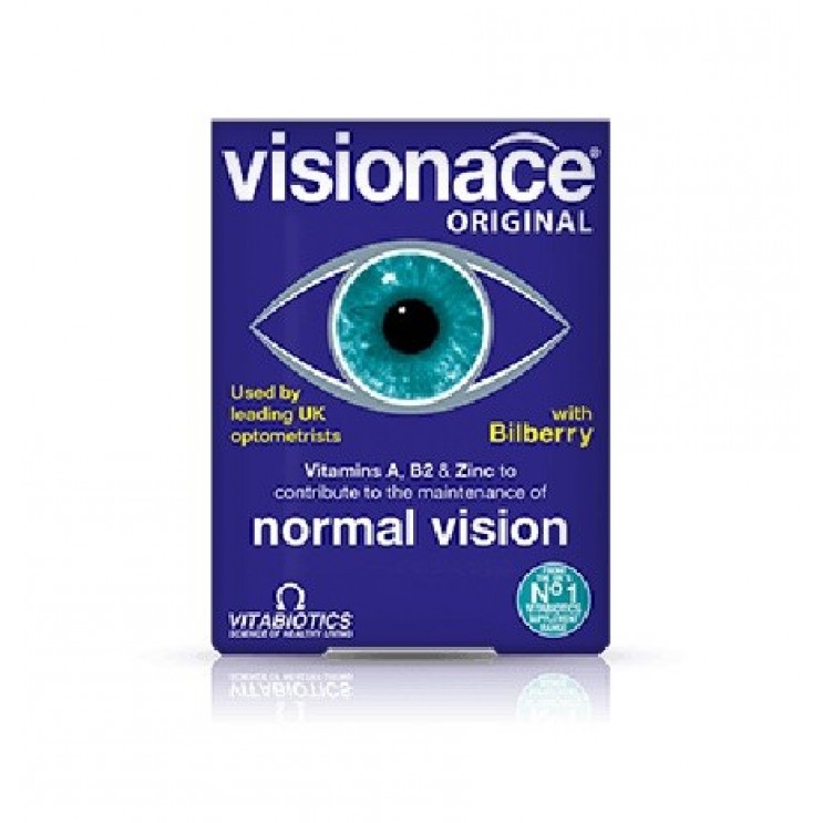 Vitabiotics Visionace 30Tabs|Συμπλήρωμα Διατροφής για τη Διατήρηση της Καλής Όρασης  ΦΑΡΜΑΚΕΙΟ