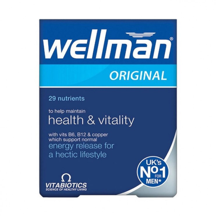 Vitabiotics Wellman Original  30tabs | Πολυβιταμίνη ειδικά  για Άνδρες ΦΑΡΜΑΚΕΙΟ