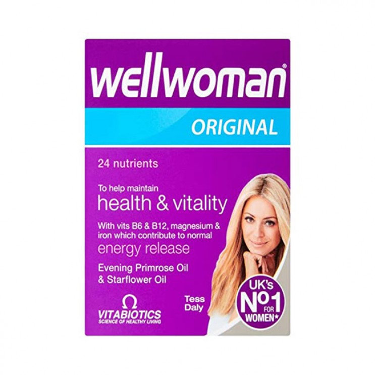 Vitabiotics Wellwoman Original 30tabs | Πολυβιταμίνη Ειδικά Σχεδιασμένη για Γυναίκες