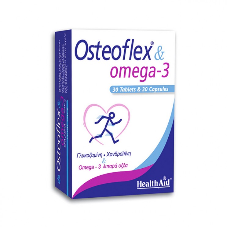 Health Aid Osteoflex & Omega 3 750mg Dual Pack 30tabs & 30caps | Συμπλήρωμα Διατροφής για Ευκίνητες Αρθρώσεις και Υγιές Κυκλοφοριακό  ΔΗΜΟΦΙΛΕΣΤΕΡΑ