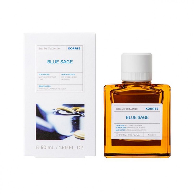 Korres Blue Sage Eau de Toilette 50ml | Ανδρικό Άρωμα ΦΡΟΝΤΙΔΑ ΓΙΑ ΤΟ ΣΩΜΑ