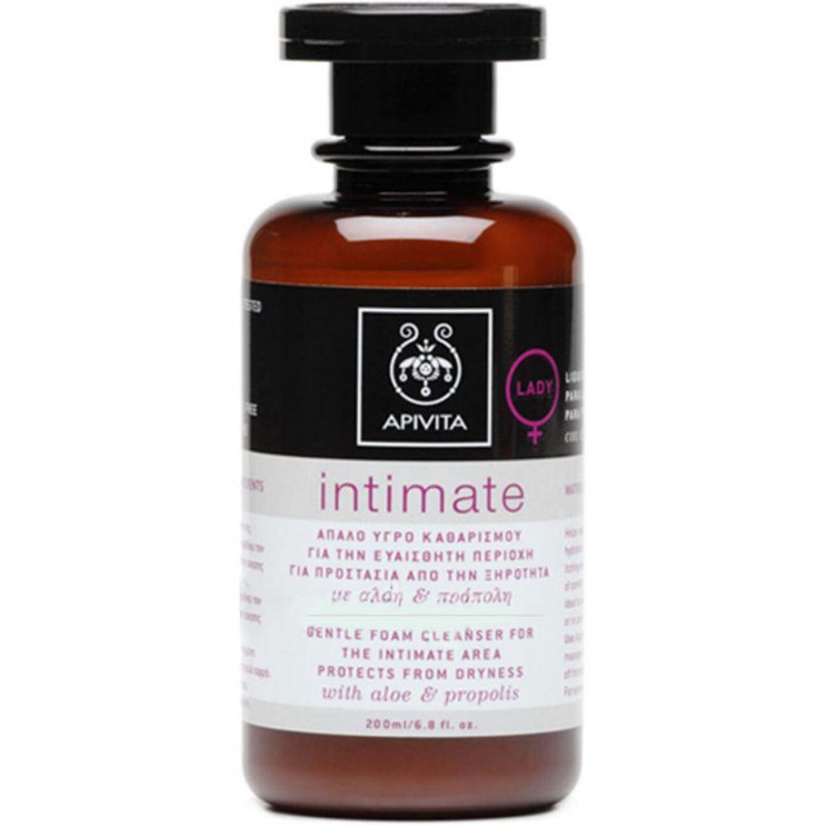 Apivita Intimate Care Lady 200ml | Απαλό Υγρό Καθαρισμού για Την Ευαίσθητη Περιοχή με Αλόη & Πρόπολη  ΥΓΙΕΙΝΗ