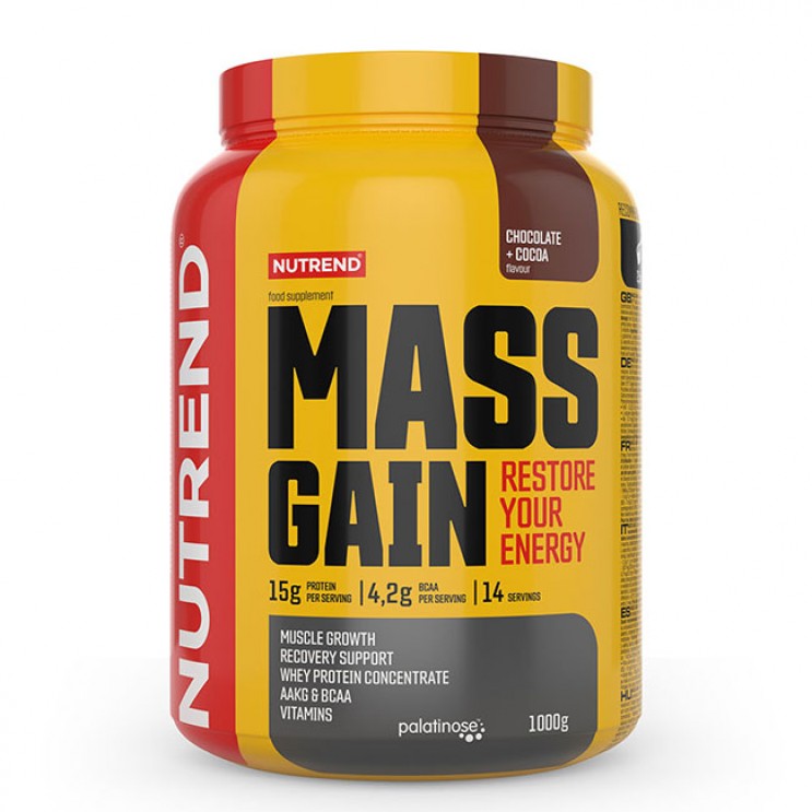Nutrend MASS GAIN 1000g (Chocolate) ΑΘΛΗΤΙΚΗ ΔΙΑΤΡΟΦΗ