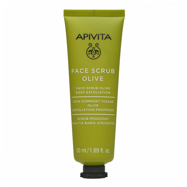 Apivita Face Scrub With Olive 50ml | Scrub Βαθιάς Απολέπισης Με Ελιά  ΦΡΟΝΤΙΔΑ ΠΡΟΣΩΠΟΥ