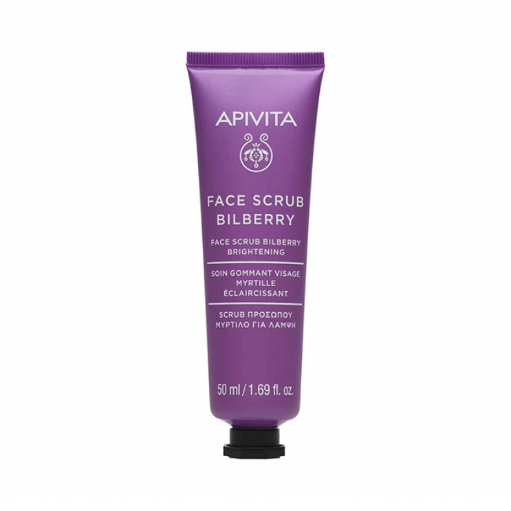 Apivita Face Scrub Bilberry 50ml |Κρέμα Απολέπισης για Λάμψη με Μύρτιλλο  ΦΡΟΝΤΙΔΑ ΠΡΟΣΩΠΟΥ