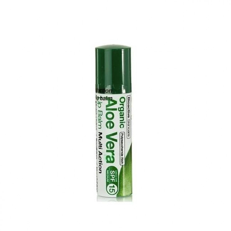 Dr.Organic Aloe Vera Lip Care Stick SPF15 5.7gr | Ενυδατικό Χειλιών με Βιολογική Αλόη Βέρα    ΦΡΟΝΤΙΔΑ ΠΡΟΣΩΠΟΥ
