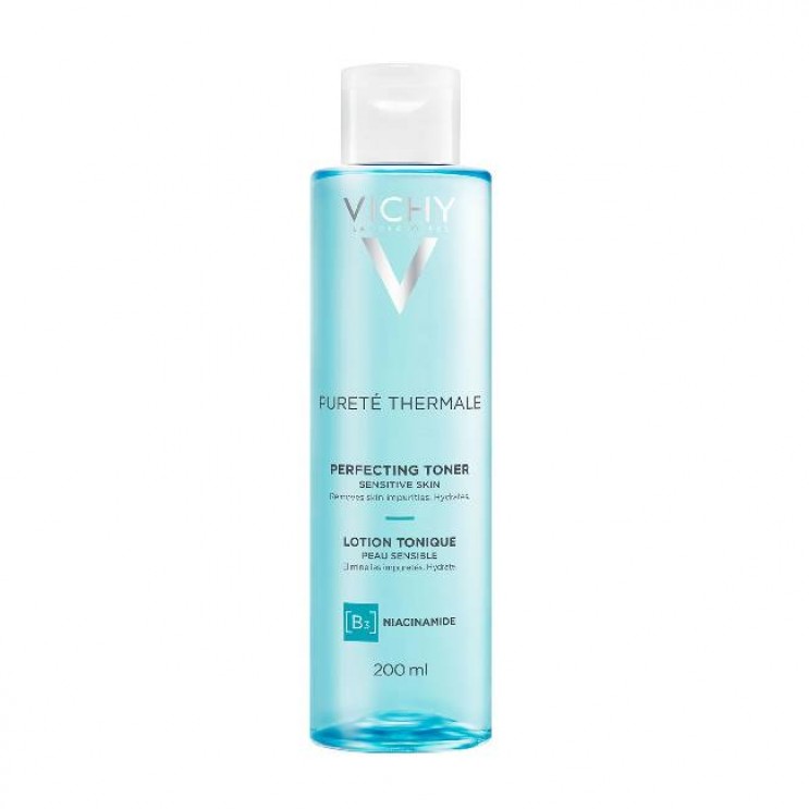 Vichy Purete Thermale Perfecting Toner 200ml | Τονωτική & Ενυδατική Λοσιόν Καθαρισμού για Ευαίσθητο Δέρμα Καθαρισμός - Ντεμακιγιάζ