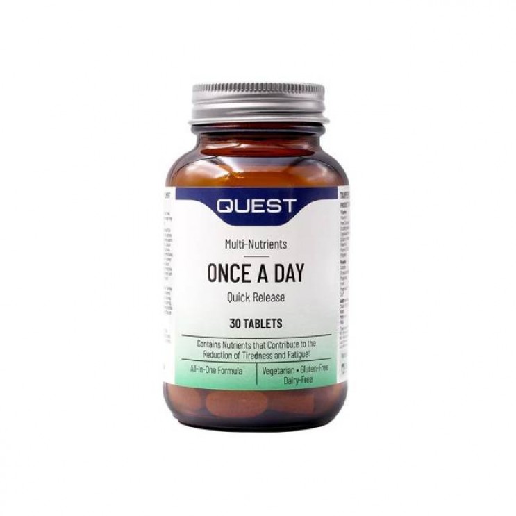Quest Once a Day 30tabs | Πολυβιταμινούχο Συμπλήρωμα ΒΙΤΑΜΙΝΕΣ