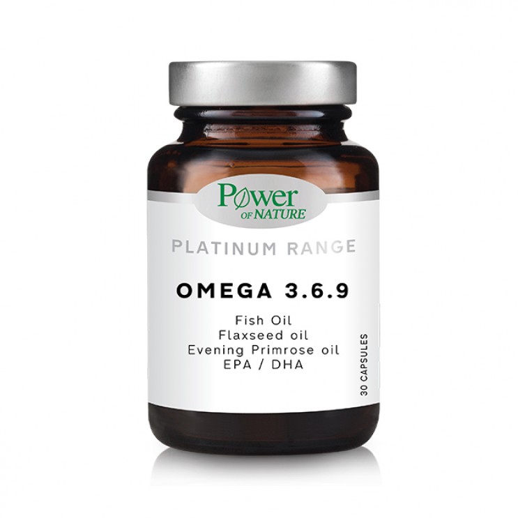 Power Health Platinum Range Omega 3.6.9 30caps | Συμπλήρωμα Διατροφής με Ωμέγα Λιπαρά Οξέα