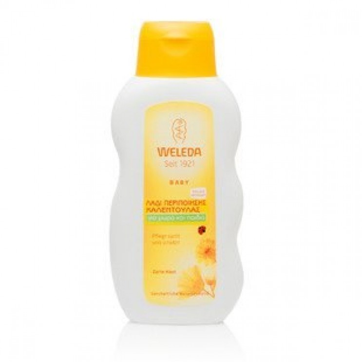 Weleda Baby Oil Calendula 200ml | Λάδι Περιποίησης Καλέντουλας Ιδανικό για Μασάζ  ΦΡΟΝΤΙΔΑ ΜΩΡΟΥ