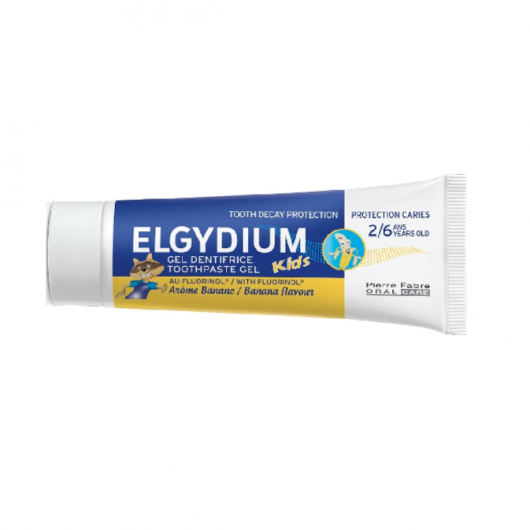 Elgydium Kids Toothpaste Banana 50ml | Παιδική Οδοντόκρεμα Με Άρωμα Μπανάνας