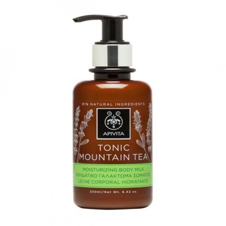 Apivita Tonic Mountain Tea Moisturizing Body Milk  200ml | Ενυδατικό Γαλάκτωμα Σώματος με Τσάι του Βουνού ΦΡΟΝΤΙΔΑ ΓΙΑ ΤΟ ΣΩΜΑ