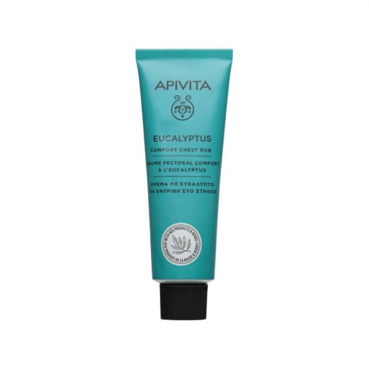 Apivita Cream with Eucalyptus 50ml | Κρέμα με Ευκάλυπτο για Εντριβή στο Στήθος 
