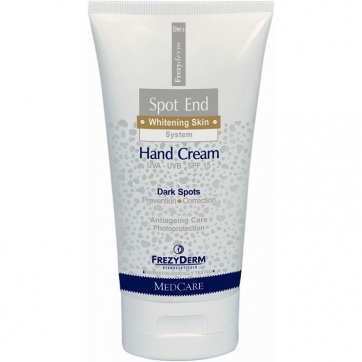 Frezyderm Spot End Hand Cream SPF15, 50ml | Κρέμα για τα Χέρια για Πανάδες ΦΡΟΝΤΙΔΑ ΠΡΟΣΩΠΟΥ