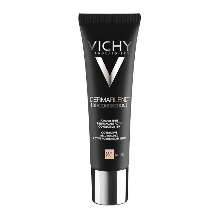 Vichy Dermablend 3D Correction SPF19 PA++++ Νο25 Nude, 30ml|Διορθωτικό Make up για Επιδερμίδα με Τάση Ακμής ΦΡΟΝΤΙΔΑ ΠΡΟΣΩΠΟΥ