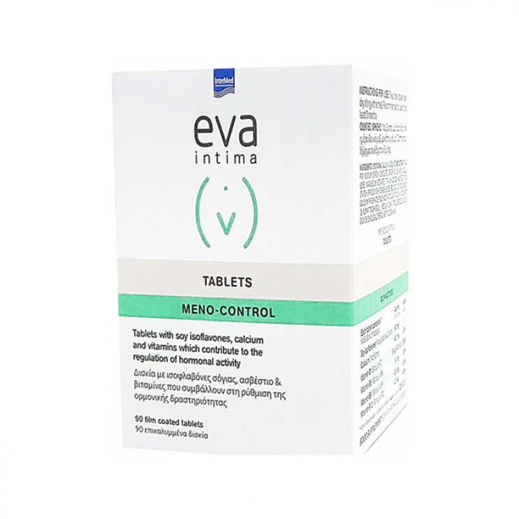Intermed Eva Intima Tablets Meno-Control 90tabs | Καθημερινό Συμπλήρωμα Διατροφής για τις Ανάγκες της Περι-εμμηνοπαυσιακής Περιόδου ΦΑΡΜΑΚΕΙΟ