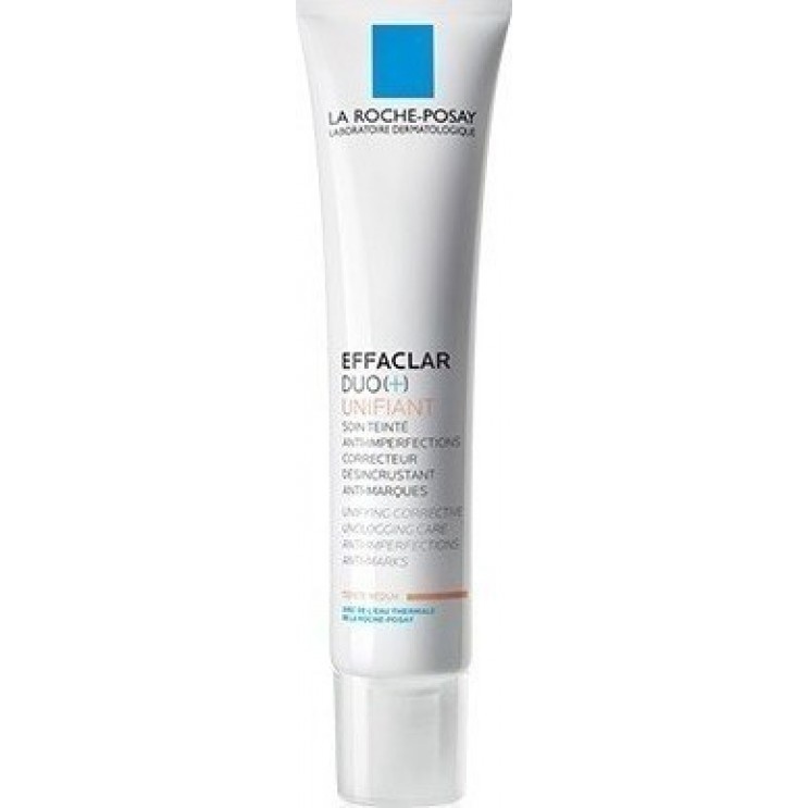 La Roche Posay Effaclar Duo [+] Unifiant Light 40ml |  Επανορθωτική Φροντίδα για Σοβαρές Ατέλειες με Χρώμα, Ανοιχτή Απόχρωση 