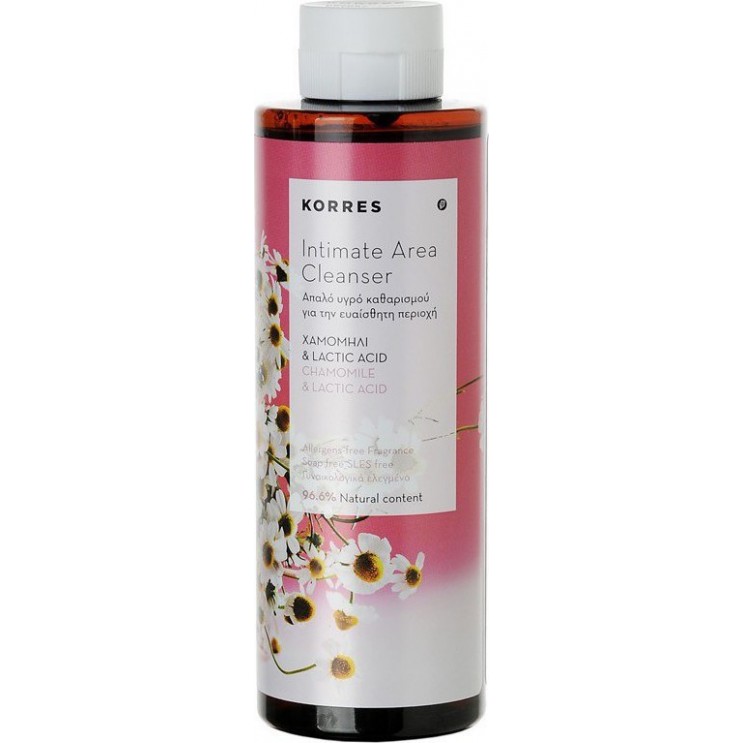 Korres Intimate Area Cleanser 250ml | Υγρό Καθαρισμού για την Ευαίσθητη Περιοχή  ΥΓΙΕΙΝΗ