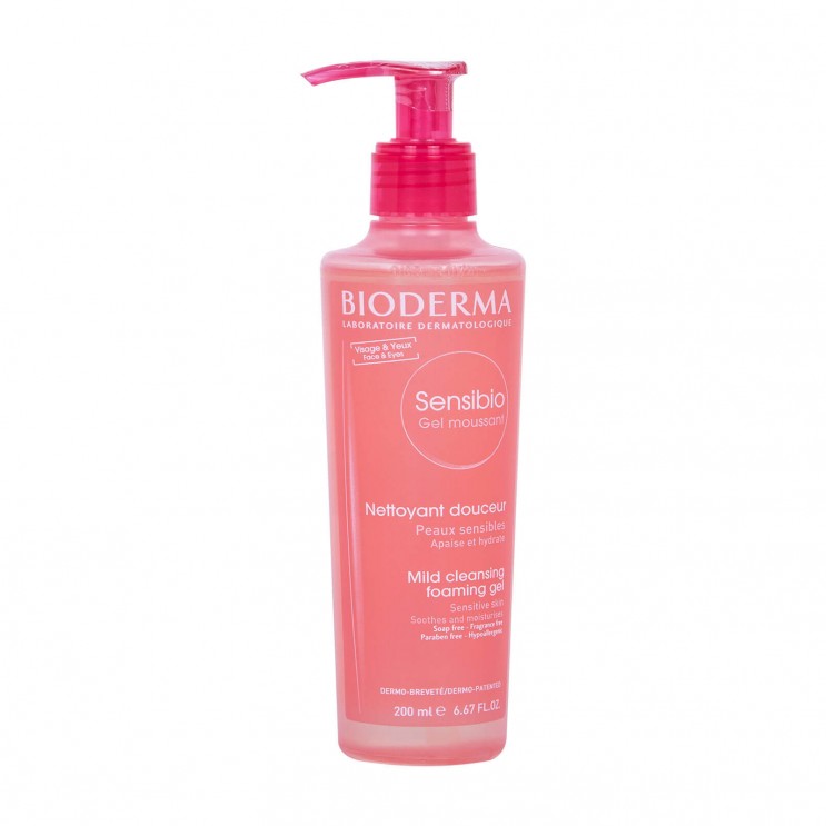 Bioderma Sensibio Gel Moussant 200ml | Ήπιο Gel Καθαρισμού για Ευαίσθητες Επιδερμίδες ΦΡΟΝΤΙΔΑ ΠΡΟΣΩΠΟΥ