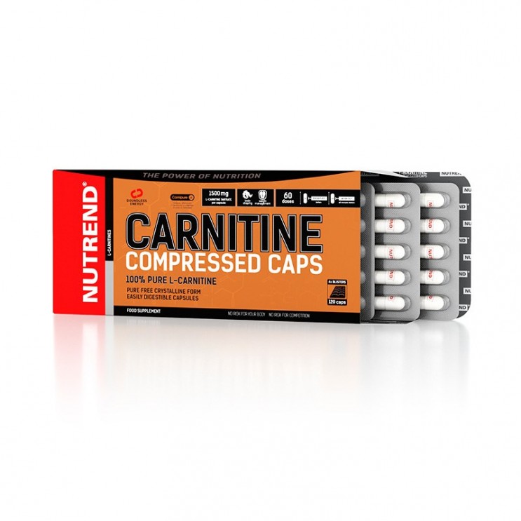 Nutrend Carnitine Compressed 120 caps Ιδανικό για Aπώλεια Λίπους ΑΔΥΝΑΤΙΣΜΑ