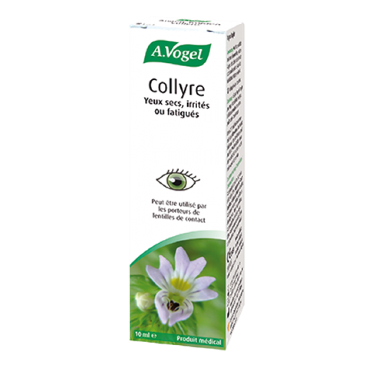 A.Vogel Eye Drops (Collyre) 10ml | Κολλύριο για ξηρά, ερεθισμένα ή κουρασμένα μάτια με ευφράσια και υαλουρονικό οξύ ΦΥΤΙΚΑ & ΒΟΤΑΝΑ