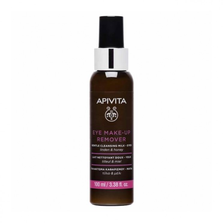 Apivita Gentle Eye Make Up Remover 100ml | Απαλό Γαλάκτωμα Ντεμακιγιάζ Ματιών ΦΡΟΝΤΙΔΑ ΠΡΟΣΩΠΟΥ