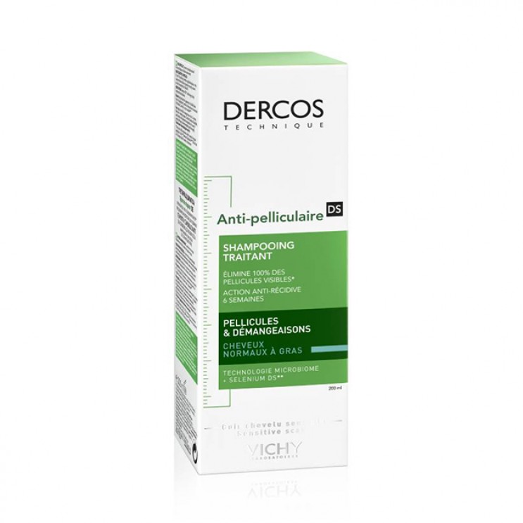 Vichy Dercos Anti-Dandruff DS Greasy Hair 200ml | Σαμπουάν κατά της Ξηροδερμίας, της Πιτυρίδας και του Κνησμού για Κανονικά - Λιπαρά Μαλλιά ΦΡΟΝΤΙΔΑ ΜΑΛΛΙΩΝ