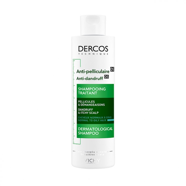 Vichy Dercos Anti-Dandruff DS Greasy Hair 200ml | Σαμπουάν κατά της Ξηροδερμίας, της Πιτυρίδας και του Κνησμού για Κανονικά - Λιπαρά Μαλλιά ΦΡΟΝΤΙΔΑ ΜΑΛΛΙΩΝ