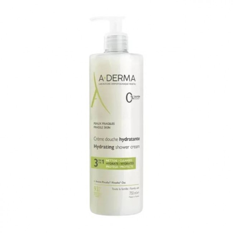 A-Derma Creme Douche Hydratante 750ml | Καταπραϋντικό Τζελ Καθαρισμού για Πρόσωπο, Σώμα και Μαλλιά χωρίς Σαπούνι ΦΡΟΝΤΙΔΑ ΠΡΟΣΩΠΟΥ