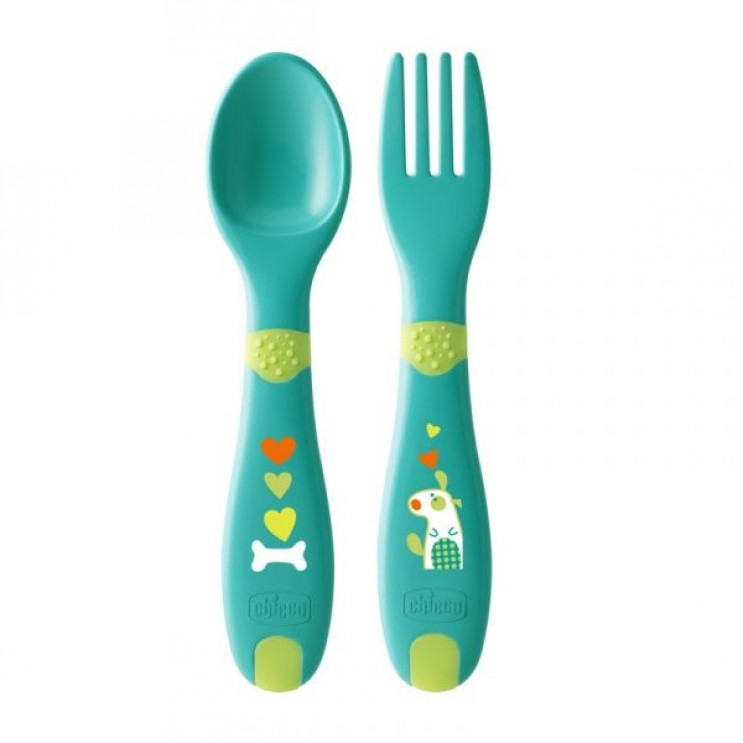 Chicco First Cutlery 12m+: Το πρώτο μαχαιροπίρουνο που ενθαρρύνει τα παιδιά να τρώνε μόνα τους,2 τεμάχια ΑΞΕΣΟΥΑΡ ΓΙΑ ΜΩΡΑ