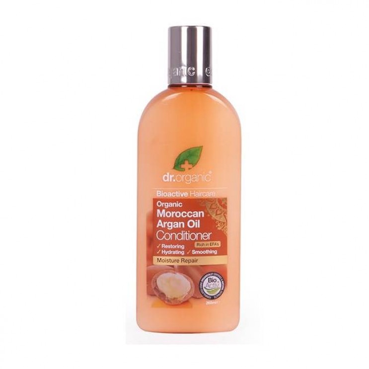 Dr.Organic Moroccan Argan Oil Conditioner 265ml | Ενυδατική Μαλακτική Κρέμα Μαλλιών με Έλαιο Αργκάν 