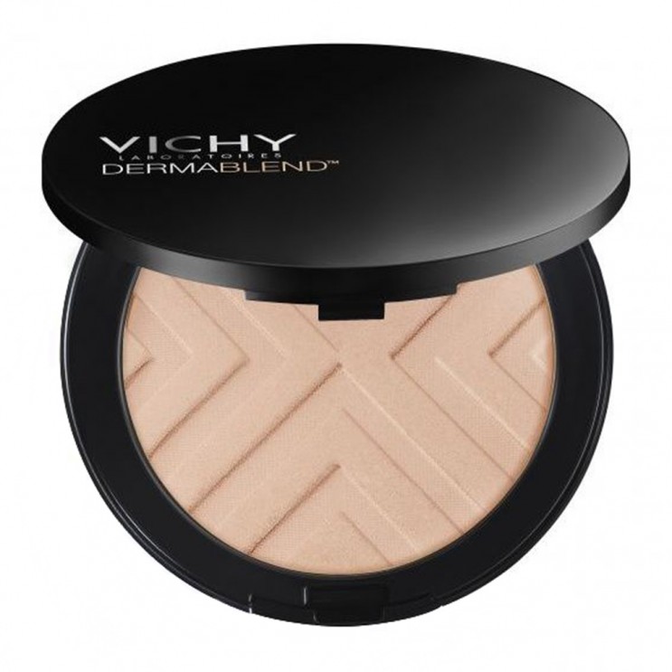 Vichy Dermablend Covermatte Compact Spf25 No25 Nude  9.5g | Διορθωτικό Make-up Σε Μορφή Πούδρας  Για Κανονικό Προς Λιπαρό Δέρμα  ΜΑΚΙΓΙΑΖ