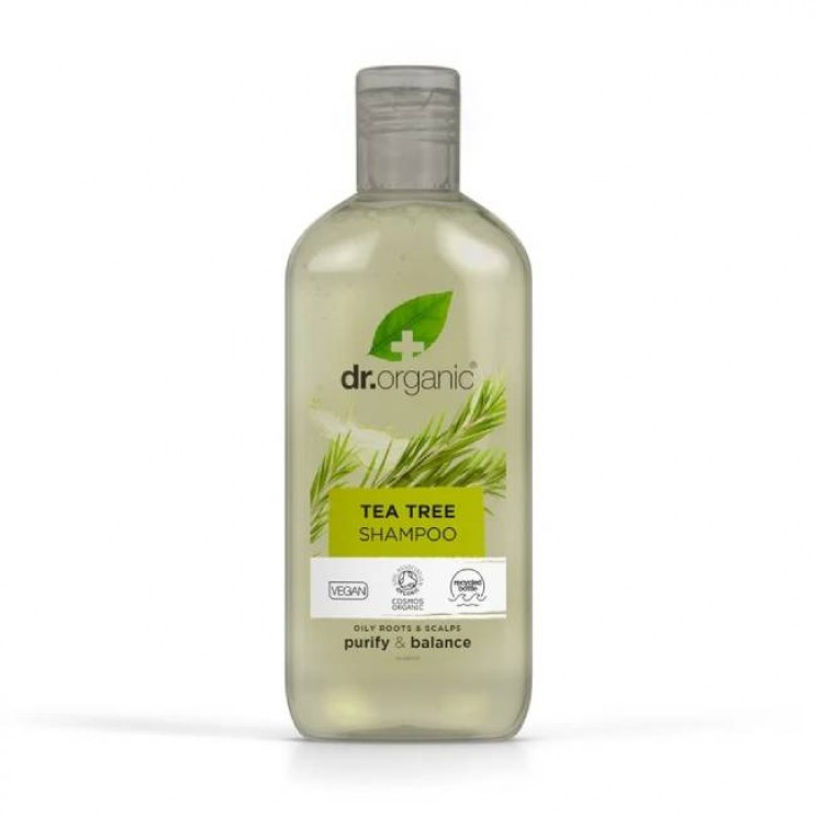 Dr. Organic Tea Tree Shampoo 265ml | Σαμπουάν με Βιολογικό Τεϊόδεντρο 
