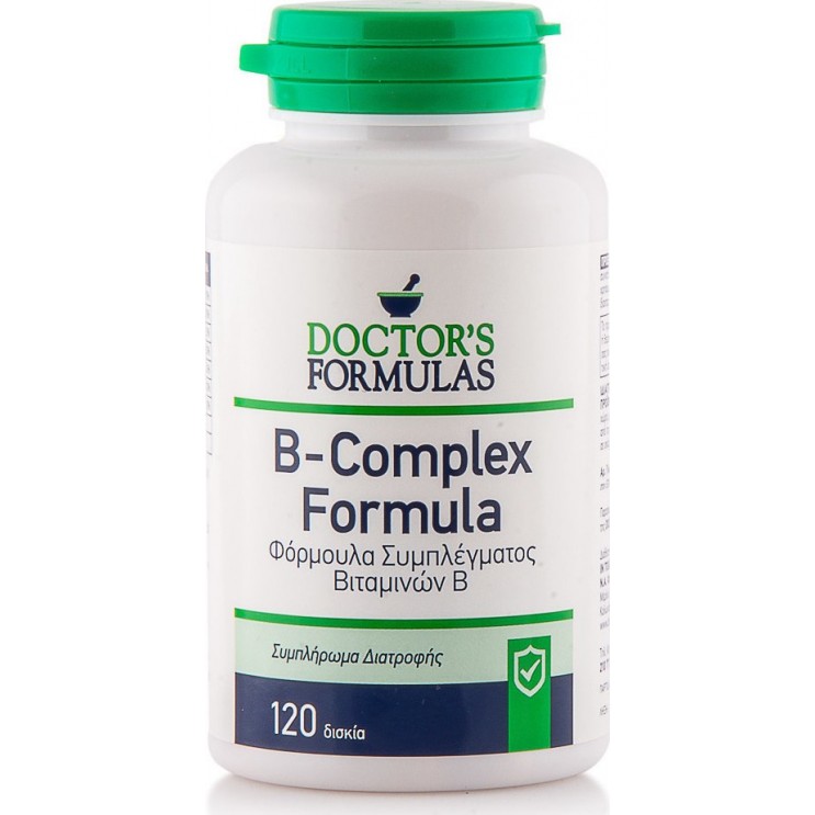 Doctor's Formulas Vitamin B Complex 120caps | Φόρμουλα Συμπλέγματος Βιταμινών B
