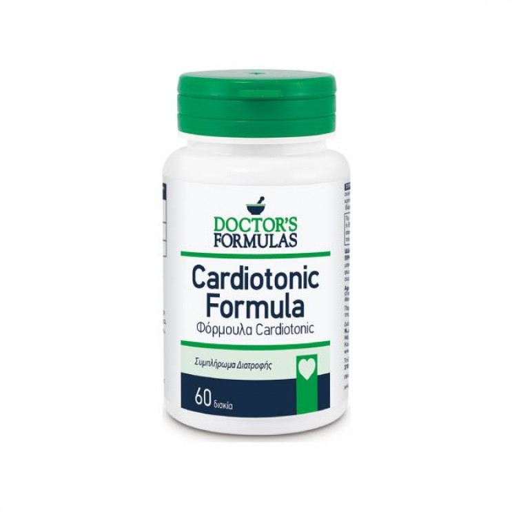 Doctor's Formulas Cardiotonic, 60veg. tabs |  Συμπλήρωμα Διατροφής για την Καρδιαγγειακή Προστασία